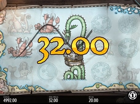 1429 Uncharted Seas - выигрышная комбинация на линии Выигрышная комбинация на линии в 1429 Uncharted Seas
