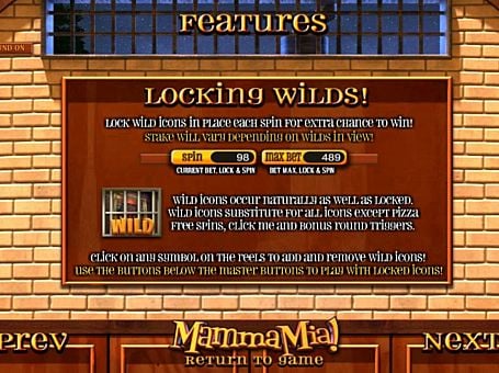 Wild игре Mamma Mia