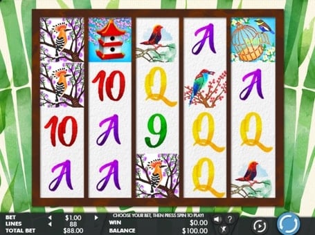 Игровой автомат Birds and Blooms - символы Символы игрового аппарата Birds and Blooms