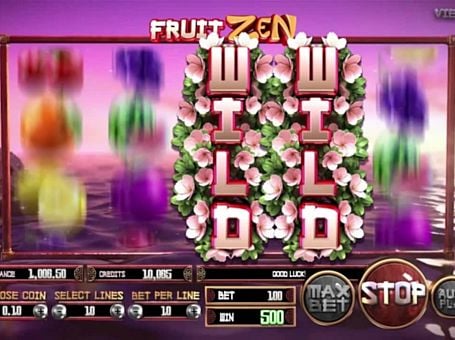Онлайн слот Fruit Zen - дикий знак Дикий знак в онлайн слоте Fruit Zen