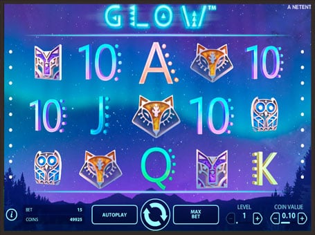 Игровой аппарат Glow - символы Символы игрового аппарата Glow
