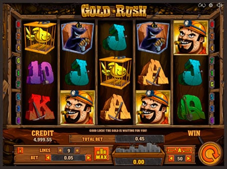 Игровой автомат Gold Rush - символы Символы в игровом автомате Gold Rush