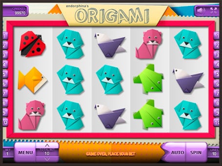 Онлайн слот Origami - символы Символы в онлайн слоте Origami